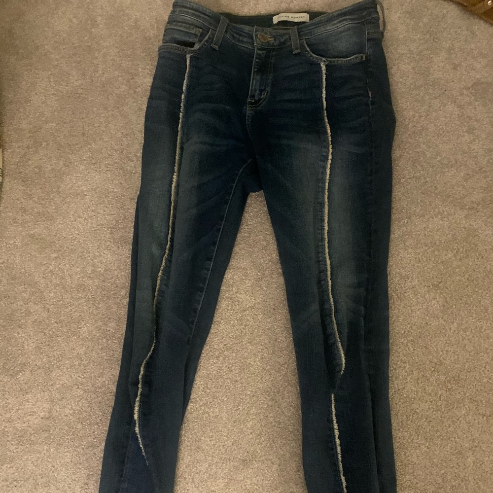 Flying Monkey Cropped Skinny Jeans